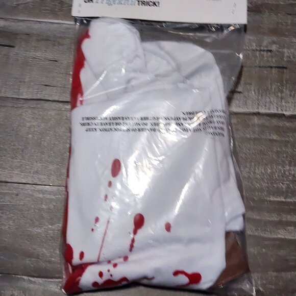 Bloody Shirt with Cleaver Shirt Costume Loftus International Gag Halloween NWT - Picture 5 of 5